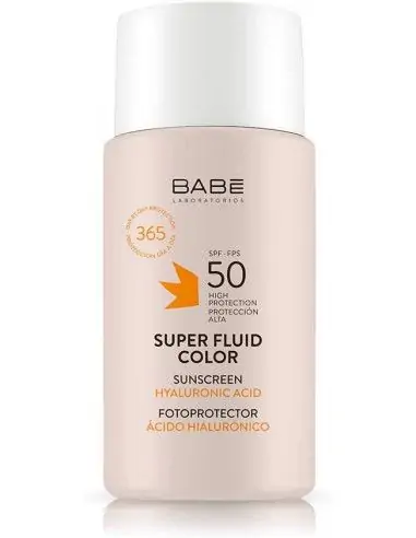 Babe BABÉ Super Fluid Fotoprotector SPF50 con Color 50 m