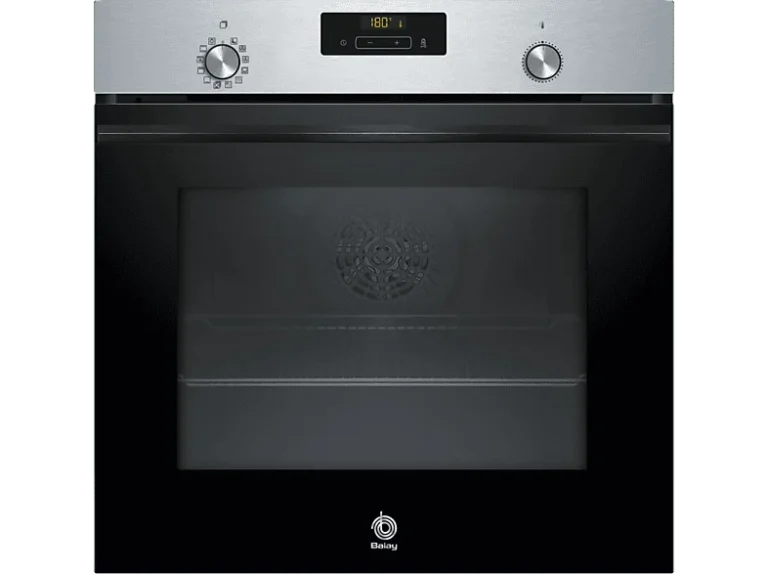 Balay Horno - Balay 3HB4841X3, Serie Acero, Multifunción, Pirolítico e hidrolítico, 71 l , AutoChef 10 recetas Raíles Comfort, 60 cm, Inox