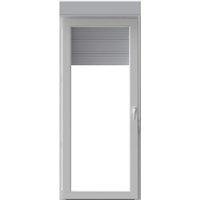 Balconera pvc practicable persiana izquierda 217x90 cm geo