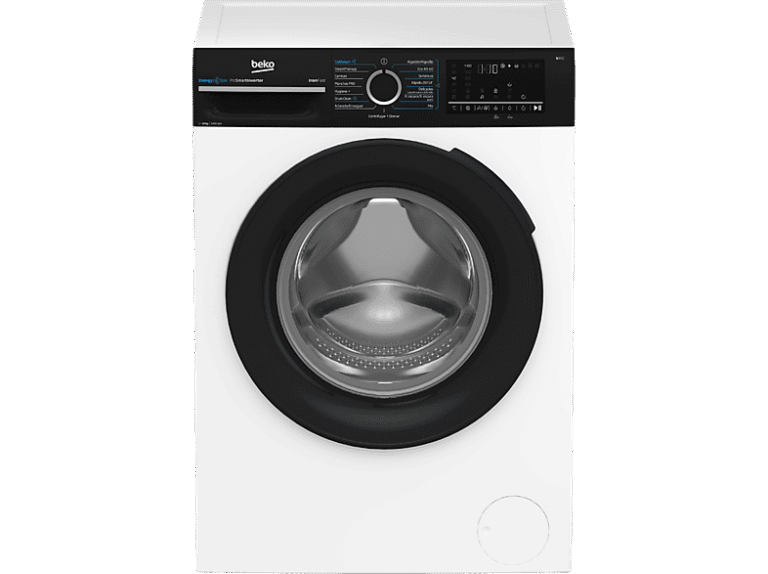 Beko REACONDICIONADO Seminuevo Funcional Lavadora carga frontal - Beko Energy Spin BM3WFU41041W, 10 kg, 1400 rpm, 15 Programas, Motor ProSmart Inverte