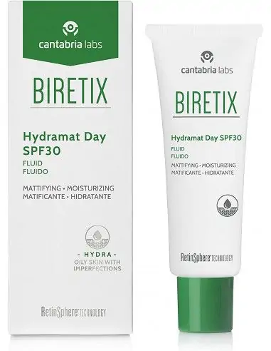 Biretix Hydramat Day Spf30 Fluido Matificante 50m