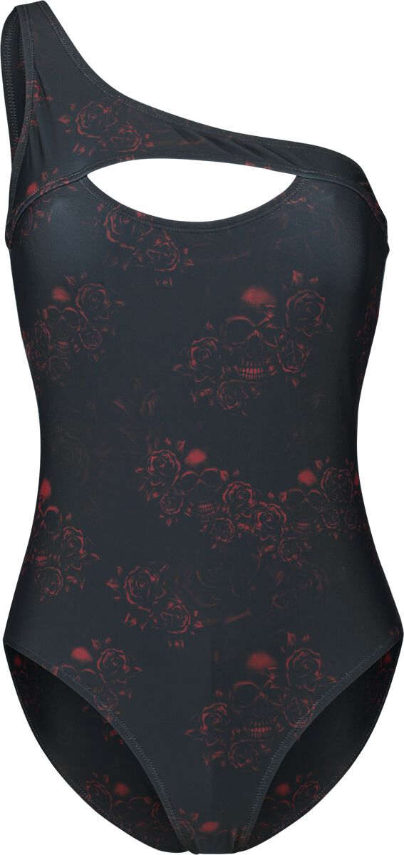 Black Premium by EMP Bañador de Black Premium by EMP - Asymmetric Swimsuit - S XL - para Mujer - Negro