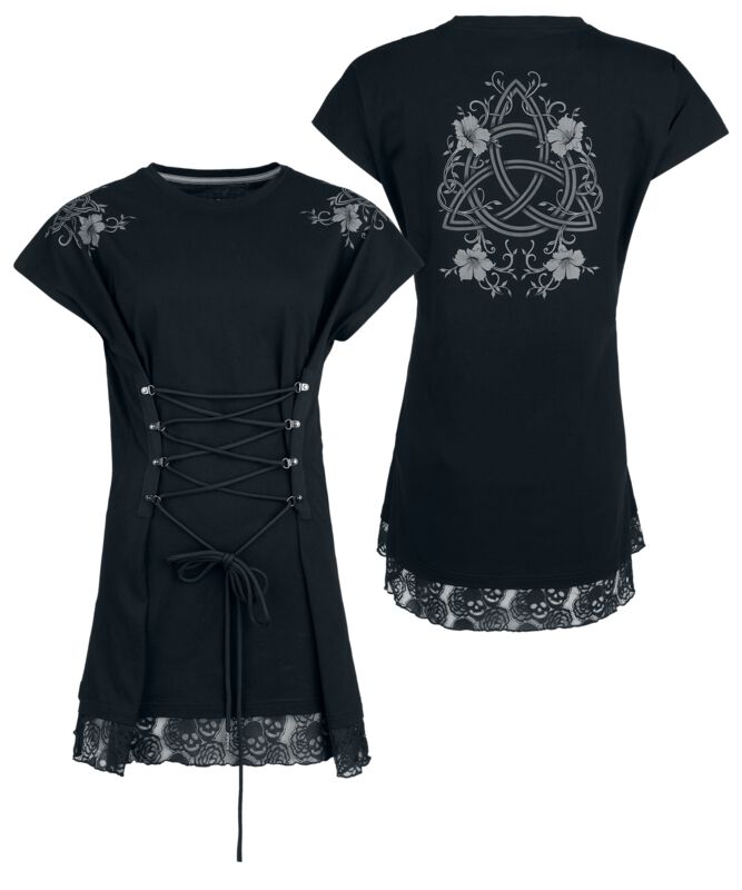 Black Premium by EMP Camiseta Oversized de Black Premium by EMP - Camiseta Rooted in Reverence - S XXL - para Mujer - Negro