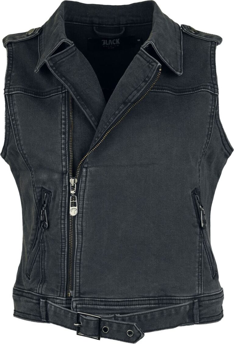 Black Premium by EMP Chaleco de Black Premium by EMP - Chaleco Denim - S XXL - para Mujer - Gri
