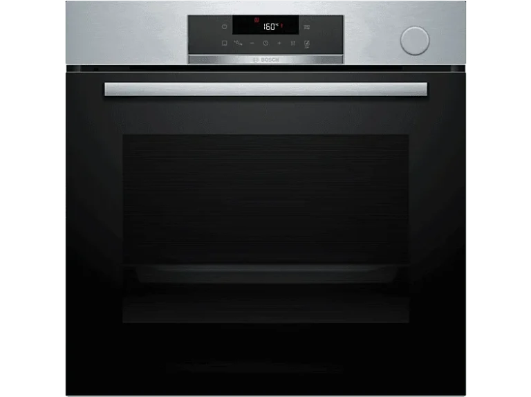 Bosch Horno a vapor - Bosch HRG572ES3,Serie 4, Multifunción, Pirolítico y por agua, Función Vapor añadido, AirFry, Inox