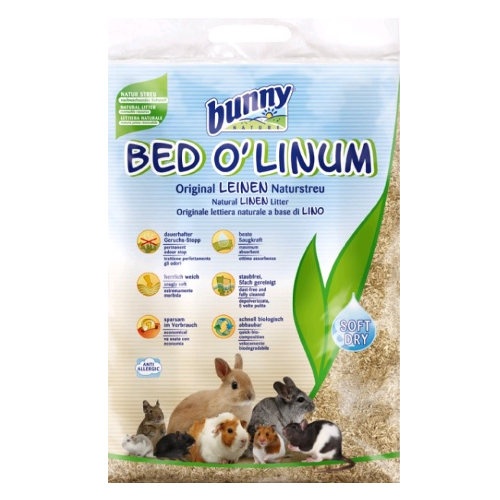 Bunny 12.5 L Bunny Lecho de Lino para roedore