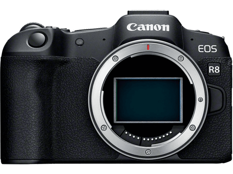Canon Cámara EVIL - Canon EOS R8, 24.3 megapixel, Pantalla 7.5 cm, Vídeo 4K, Wi-Fi, Negro