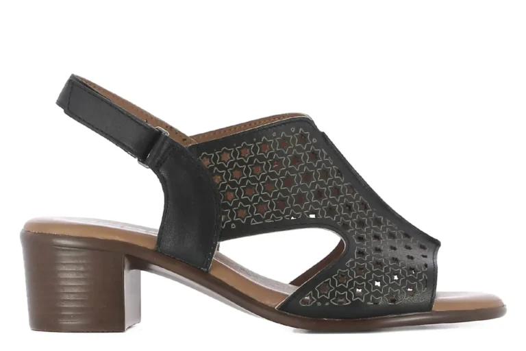 Casas Collection Sandalias de tacón de piel mujer BLUNA Casas Collection
