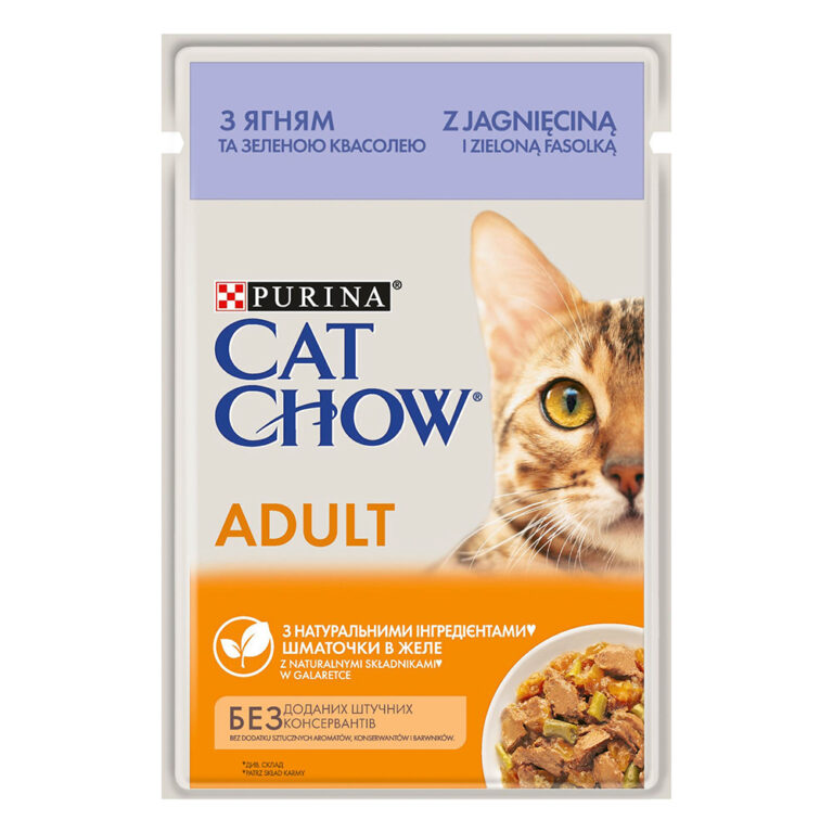 Cat Chow 26 x 85 g comida húmeda para gatos - Adult con cordero