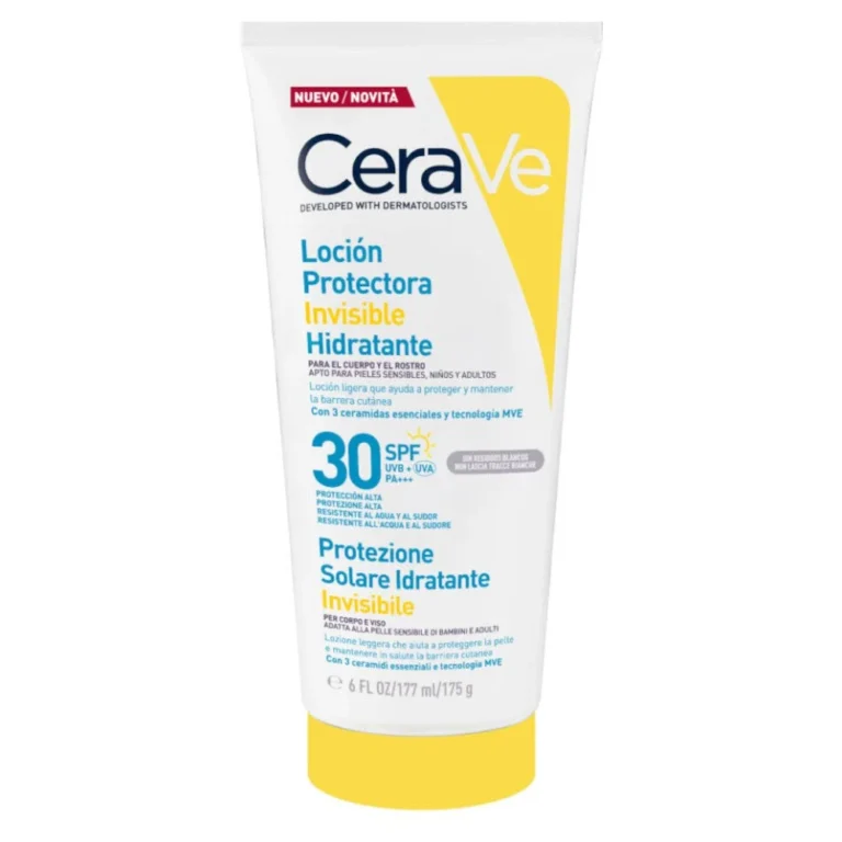 CeraVe Loción Solar Corporal Invisible Hidratante SPF30 177 m