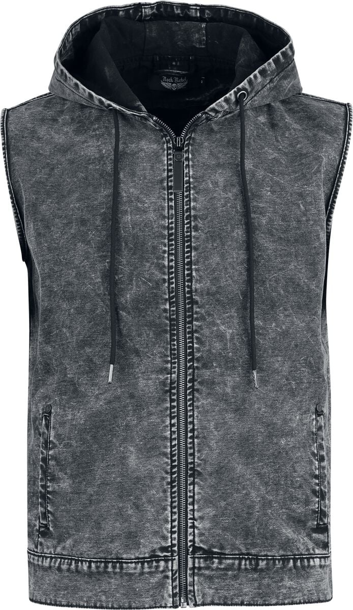 Chaleco de Rock Rebel by EMP - Original Sinners Weste - S XXL - para Hombre - Gri