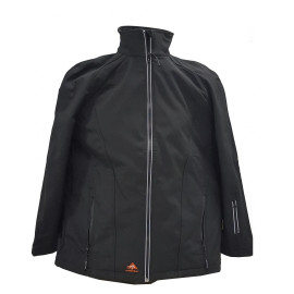 Chaqueta Polar Softshell con Calefacción Negro