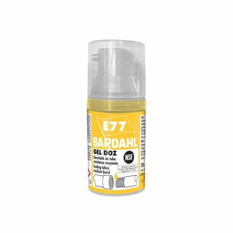Cilindro adhesivo fijo tubo de la bomba resistente al agua Bardahl Geldoz E77 35 g