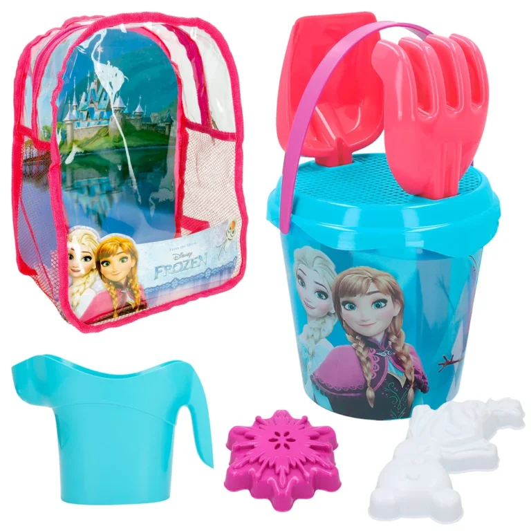 Colorbaby Frozen Set cubo de playa c/accesorios y mochila transporte