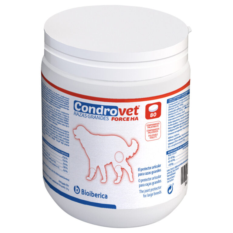 Condrovet Force HA condroprotector para perros grandes - 80 comprimido