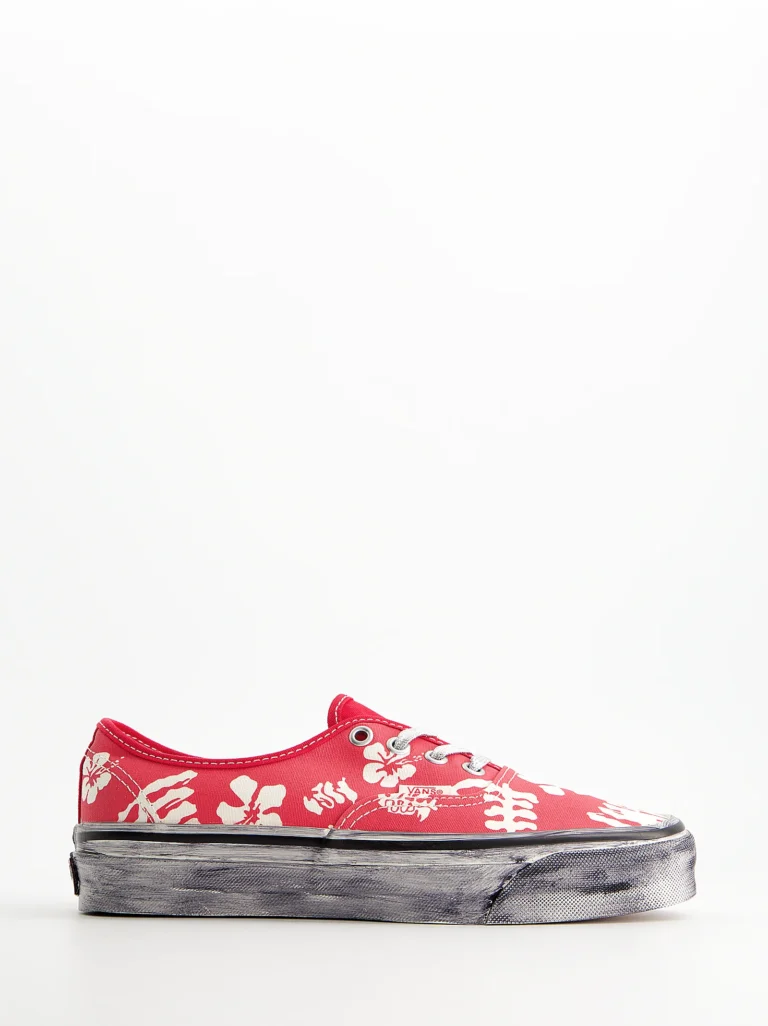 Converse Zapatillas de lona estampado hawaiiano desgastadas - Vans Lx Authentic, 36