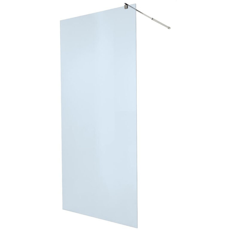 cooke_lewis Mampara de ducha fija transparente 195x90cm onega