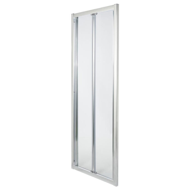 cooke_lewis Mampara de ducha plegable transparente 190x80cm onega