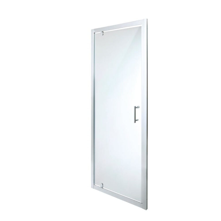 cooke_lewis Mampara de ducha semi pivotante transparente 190x70cm onega
