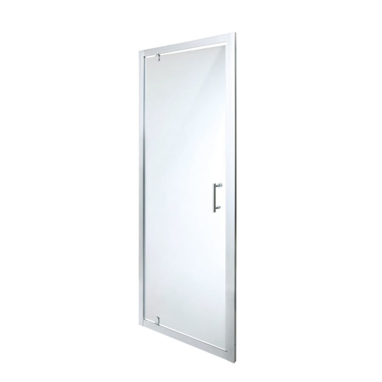 cooke_lewis Mampara de ducha semi pivotante transparente 190x90cm onega