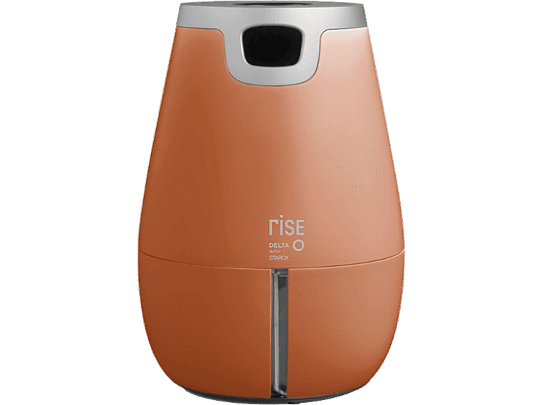 Delta Cafetera de cápsulas - Delta Q Rise con Starck, 19 bar, 1 l, 1250 W, Terracota