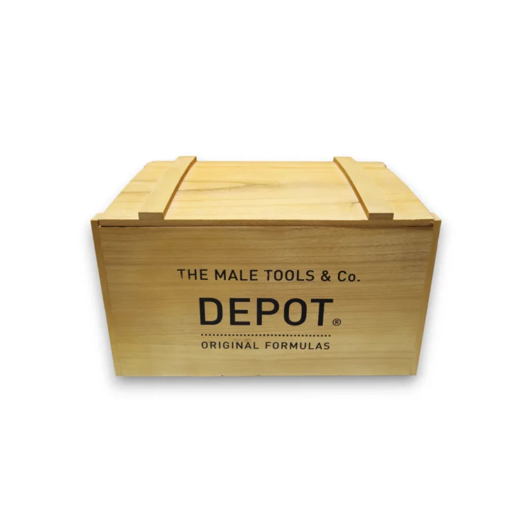 Depot Caja de madera vacía Expo Marrón claro 30 x 19 x 16 c
