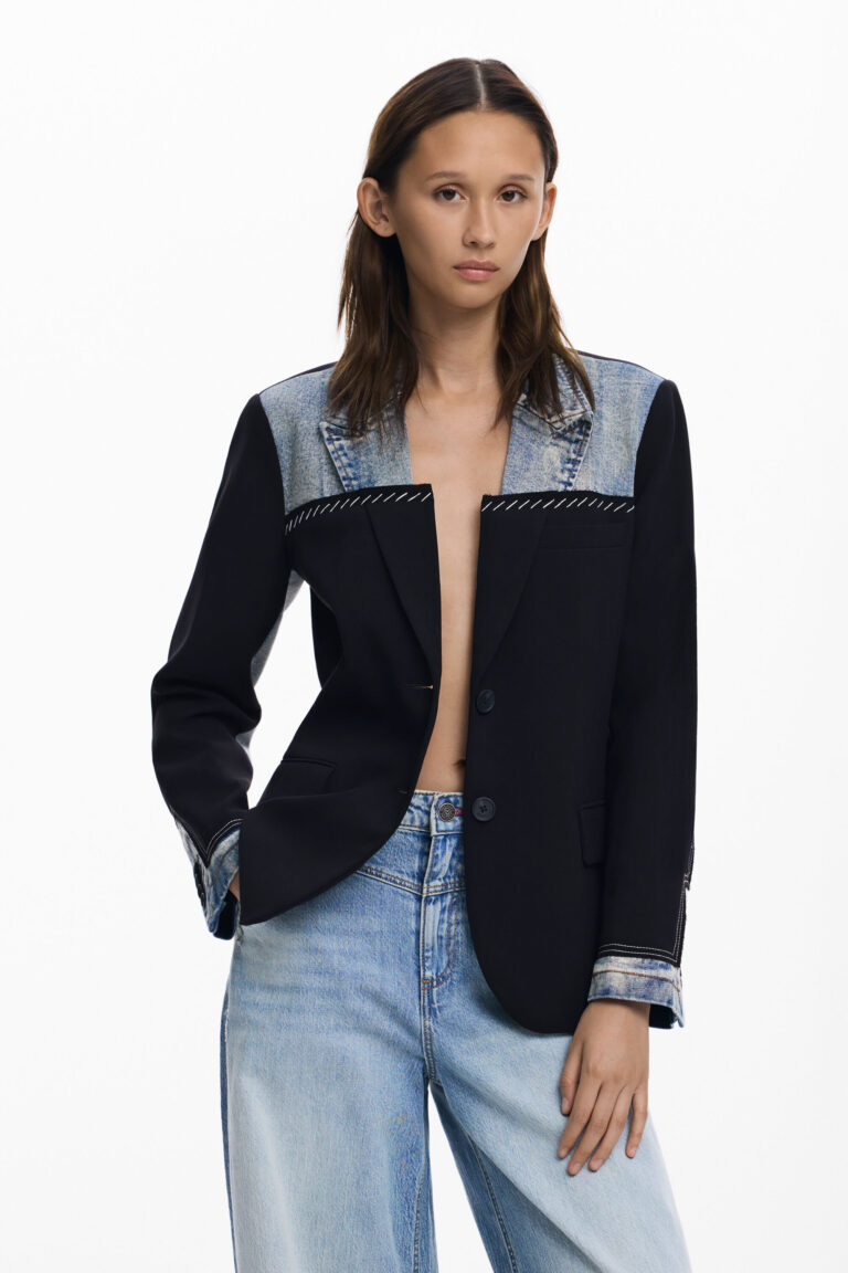 Desigual Americana hibrida, Mujer, Azul