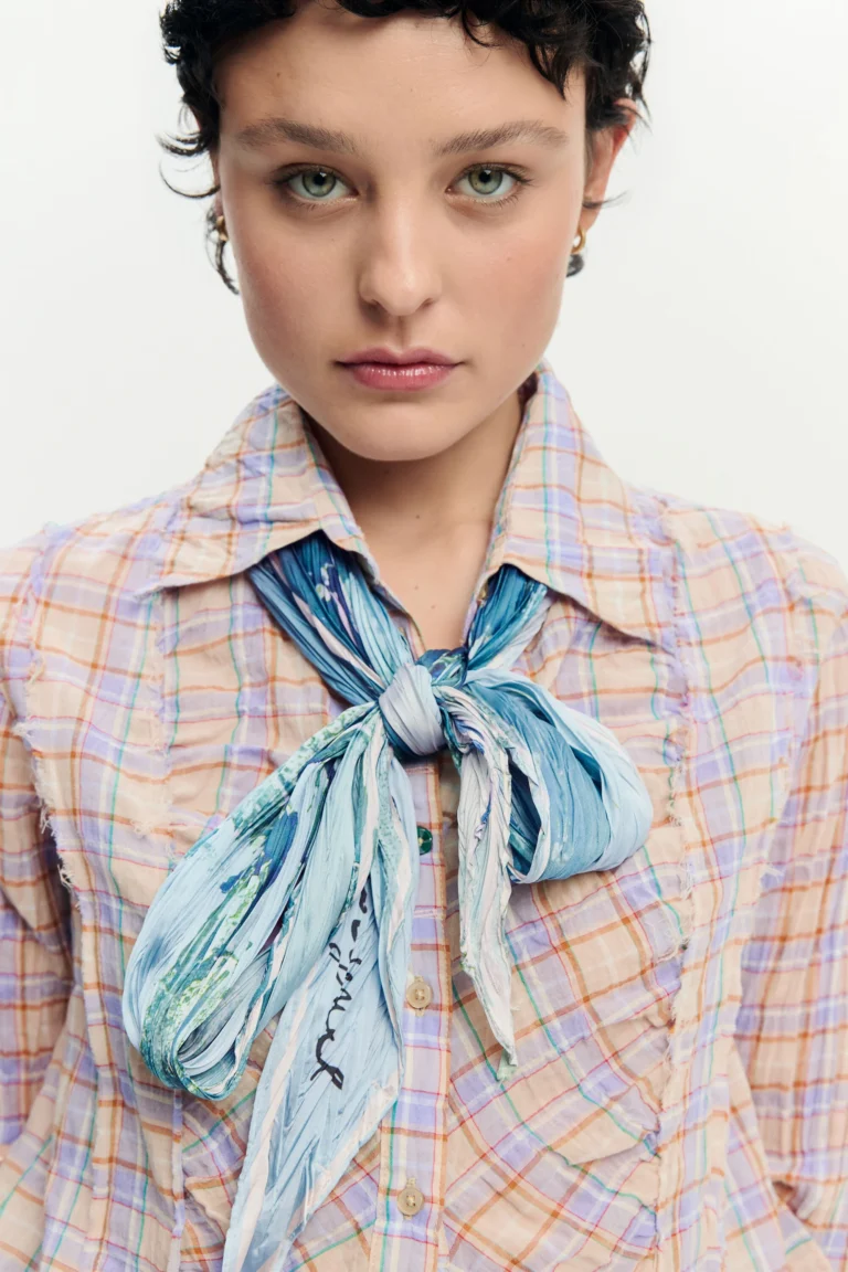 Desigual Foulard diamante, Poliester, Verde, U
