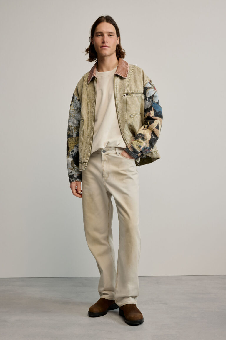 Desigual Pantalón largo liso, Hombre, Algodon, MarróN, 28