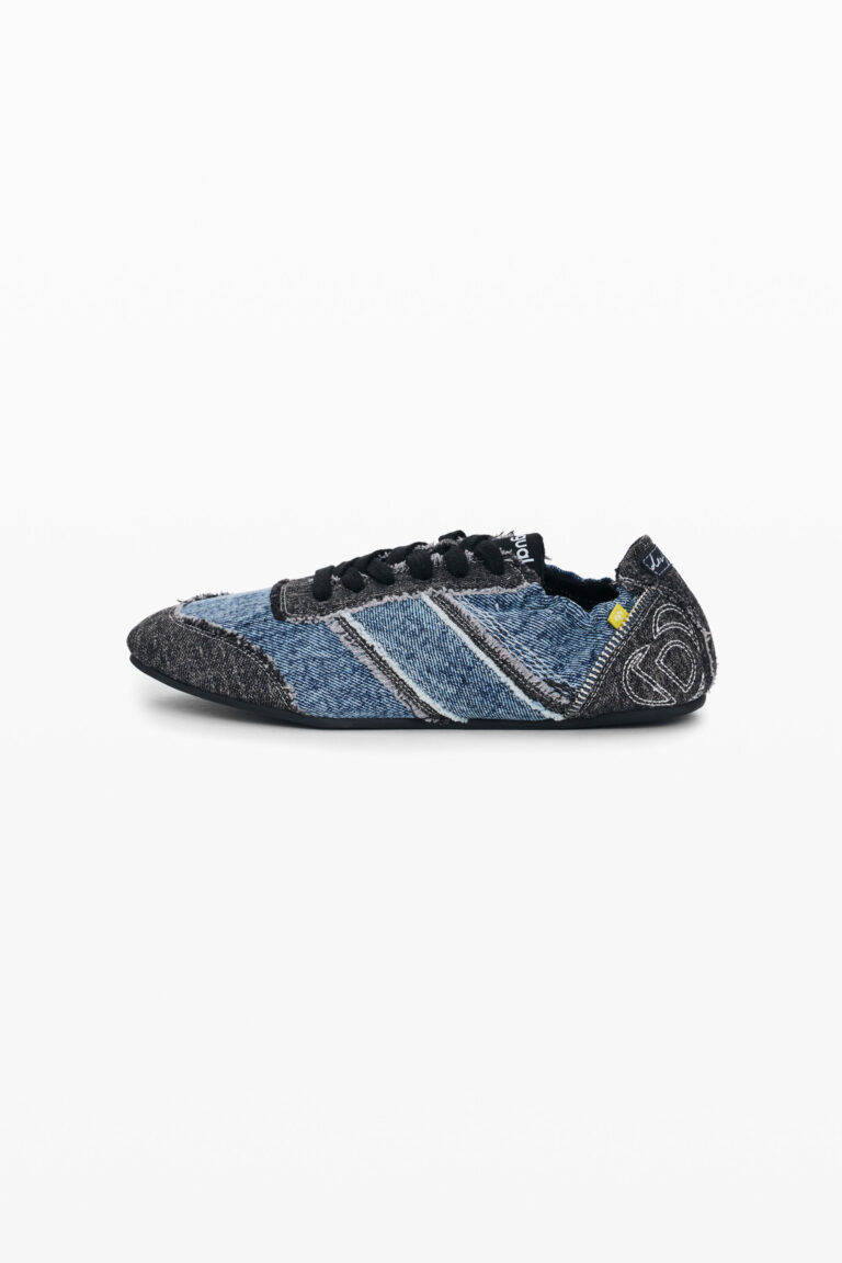 Desigual Zapatillas denim, Mujer, Algodon, Azul, 36