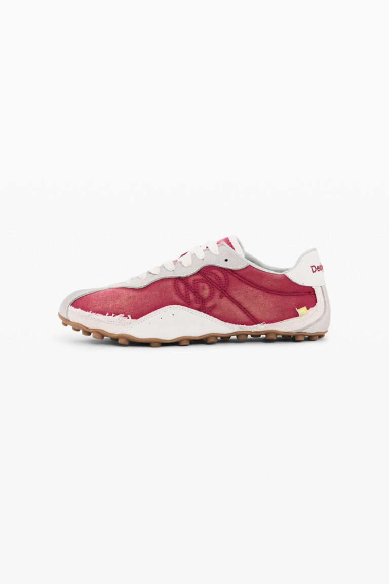 Desigual Zapatillas deportivas retro, Mujer, Rojo, 36