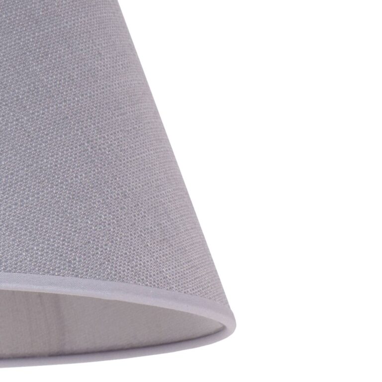 Duolla Pantalla de lámpara Sofia Altura 31 cm, gris veroni