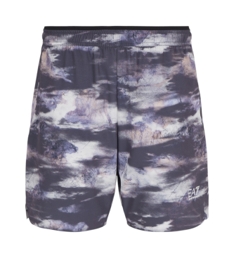 EA7 para hombre. 7M000072 Shorts Dynamic Athlete de tejido técnico Ventus7 multicolor (M), Casual, Deportivo, Multideporte, Poliéste