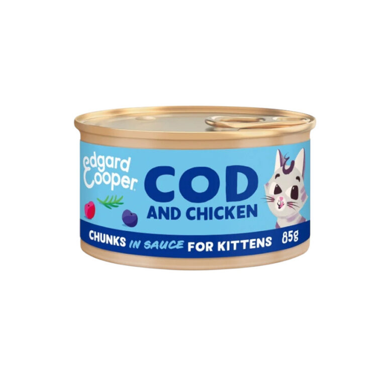 Edgard & Cooper 24 latas x 85 g Edgard & Cooper Trocitos de Pollo en Salsa lata para gatos ¡Pack Ahorro!