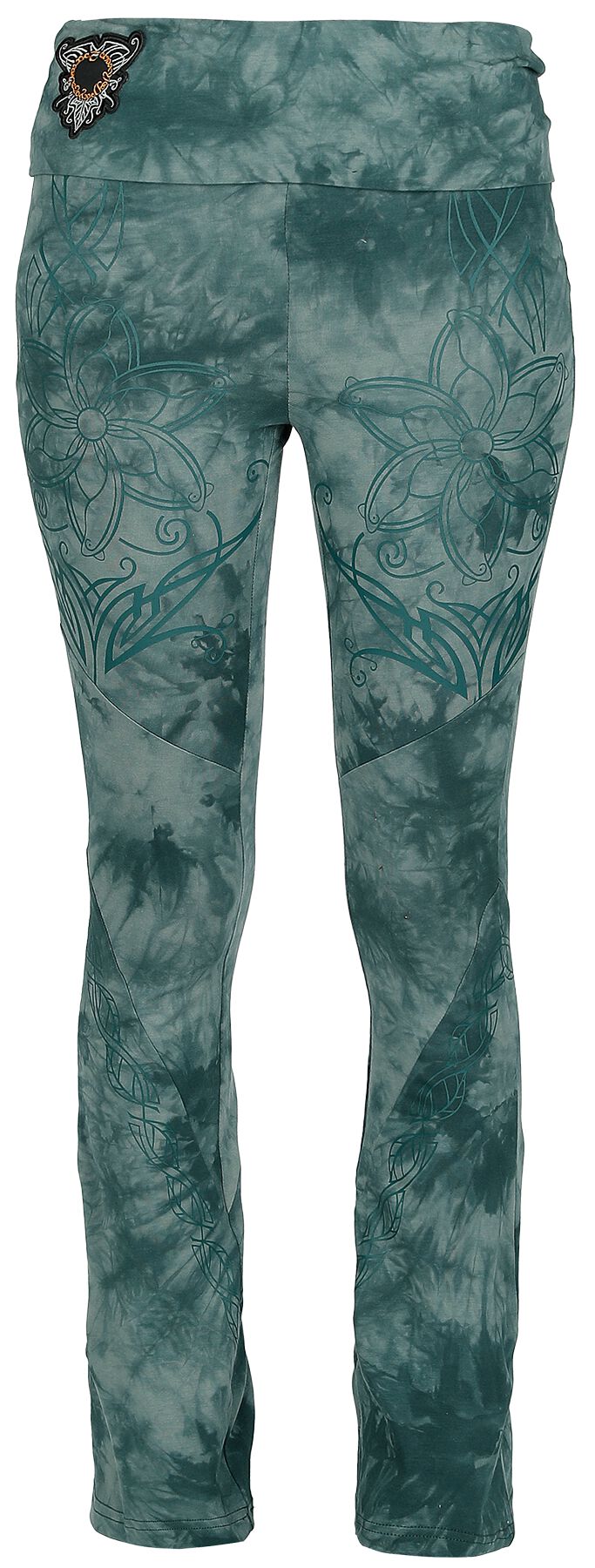 El Señor de los Anillos Leggins de El Señor de los Anillos - Elves of Mirkwood Collection: Leggings acampanados - S XL - para Mujer - Verde