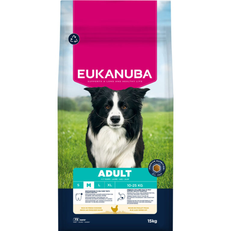 Eukanuba Premium Nutrition Adult Medium Breed pollo - 15 kg