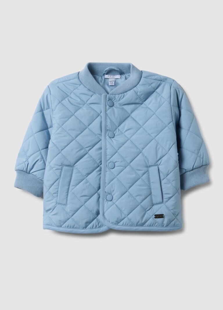 Fagottino Chaqueta Azul Acolchada Para Bebé Regular Fit, Bebé Niño, Azul Azur, Talla: 3-6