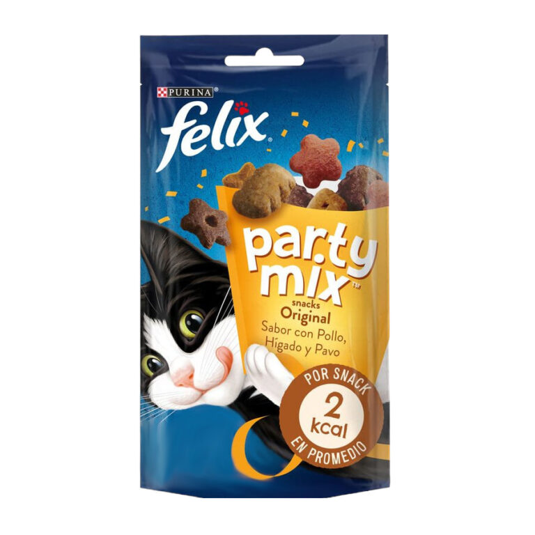 Felix 6 bolsitas x 200 g Felix Party Mix Original Bocaditos para gatos ¡Pack ahorro!