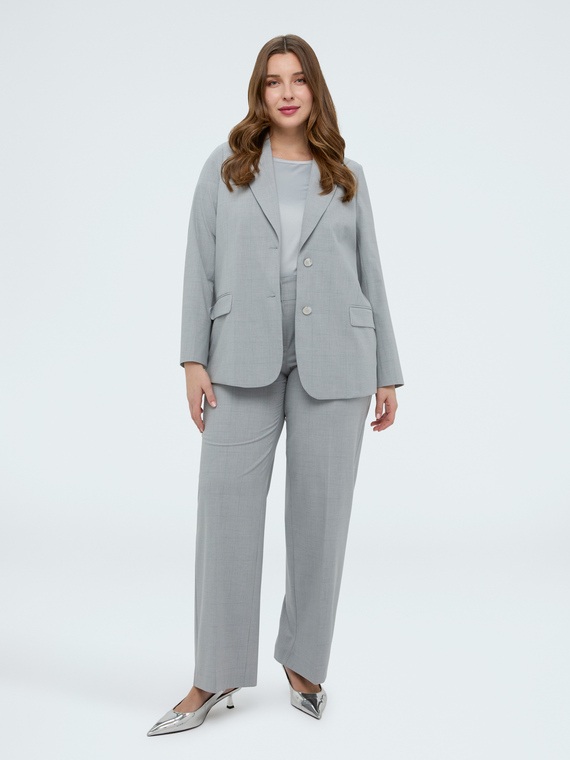 Fiorella Rubino Pantalones Regular estampado cuadro