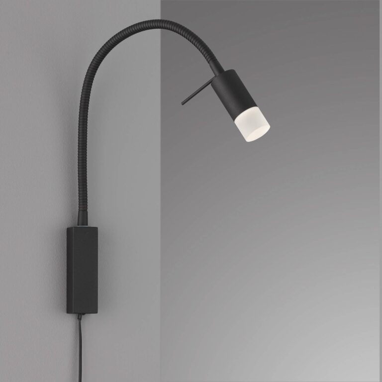 Fischer & HONSEL Aplique LED Seng, brazo flexible, con difusor