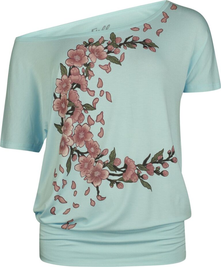 Full Volume by EMP Camiseta de Full Volume by EMP - Flowers - S XXL - para Mujer - Menta
