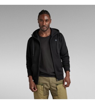 G-Star para hombre. D16122-C235-6484 Sudadera con Capucha Premium Core Zip negro (S), Casual, Algodón, Manga larga