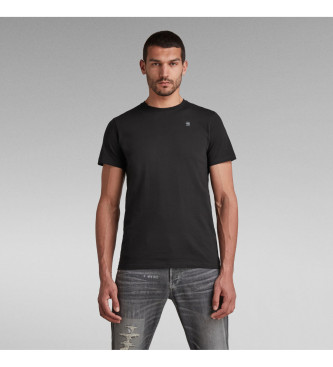 G-Star para hombre. D16411-336-6484 Camiseta Base-S negro (S), Casual, Manga corta, Algodón Orgánico, Sostenible