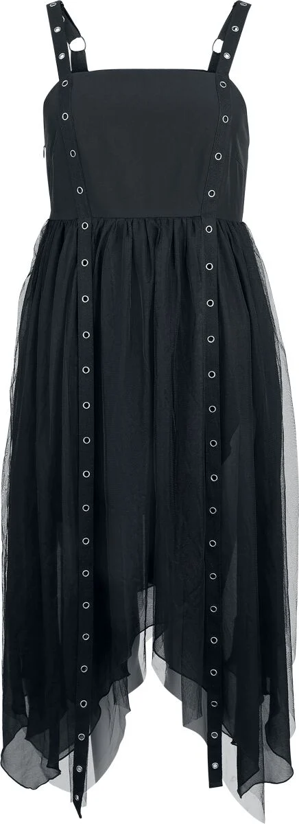 Gothicana by EMP Vestidos de longitud media Gótico de Gothicana by EMP - Vailed in Darkness - S XXL - para Mujer - Negro