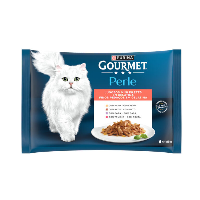 Gourmet 48 sobres x 85 g Gourmet Perle Filetes en gelatina sobre para gatos ¡Pack ahorro!