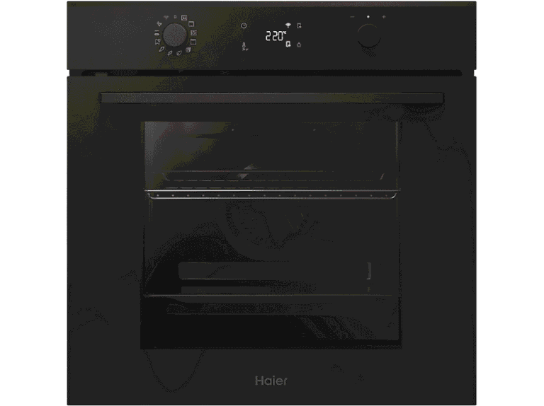 Haier Horno - Haier H6 ID2P5B3YTB, Multifunción, Pirolítico y por agua, 78 l, Cavidad XXL, 60 cm, Negro