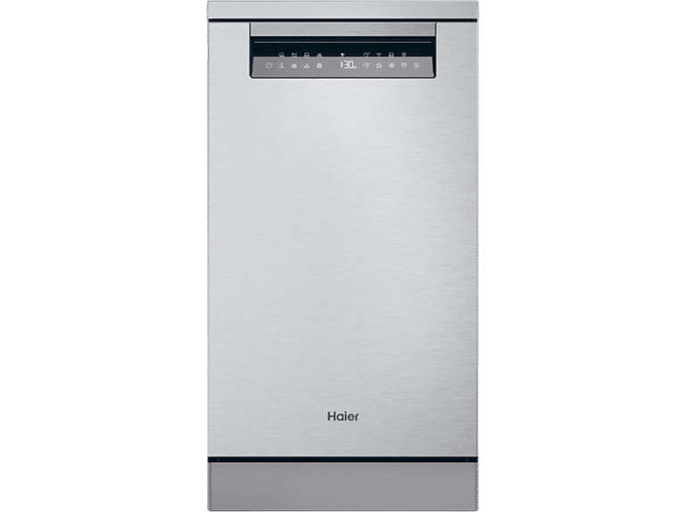 Haier REACONDICIONADO Seminuevo Funcional Lavavajillas - Haier I-Pro Shine Series 5 XF1C3TB1FX, 11 servicios, 8 programas, 45cm, Motor Inverter, Wi-Fi
