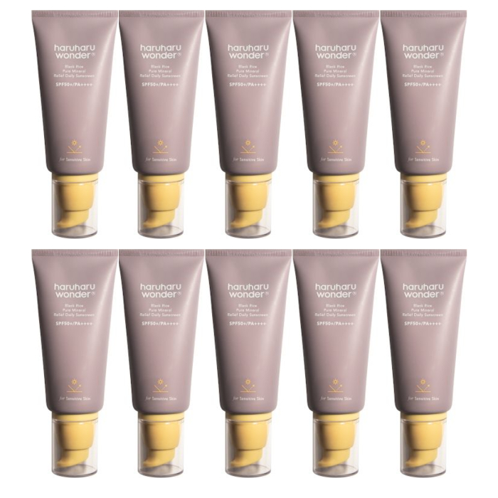 haruharu wonder [Oferta] haruharu wonder - Black Rice Pure Mineral Relief Daily Sunscreen SPF50+ PA++++ - 50ml (10ea) Set