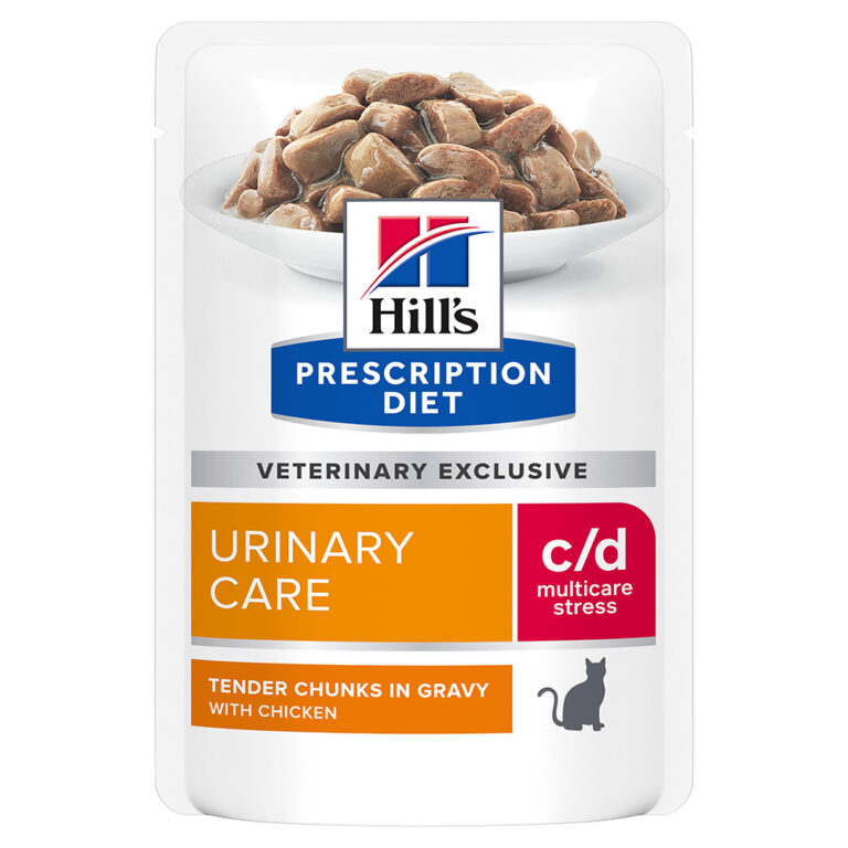 Hill's Prescription Diet 36 x 85 g para gatos en oferta: 24 + 12 ¡gratis! - c/d Urinary Stress con pollo
