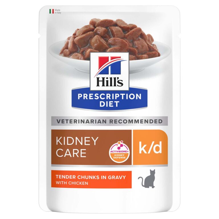 Hill's Prescription Diet 36 x 85 g para gatos en oferta: 24 + 12 ¡gratis! - k/d Kidney Care con pollo